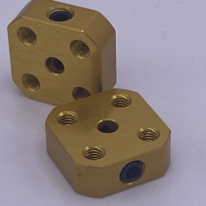Repeat Gold Screw Hub (2pcs)